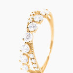 Bague Dorean Or Jaune Oxyde De Zirconium - Bagues avec pierre Femme | Marc Orian
