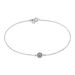 Bracelet Auxana Argent Blanc Oxyde De Zirconium - Bracelets fantaisie Femme | Marc Orian