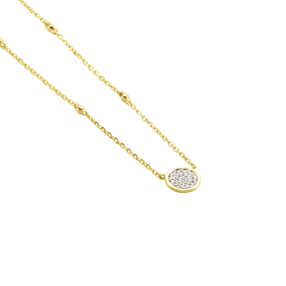 Collier Melisane Or Jaune Diamant - Colliers avec pierres Femme | Marc Orian