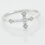 Bague Angel Argent Blanc Oxyde De Zirconium - Bijoux fantaisie Femme | Marc Orian