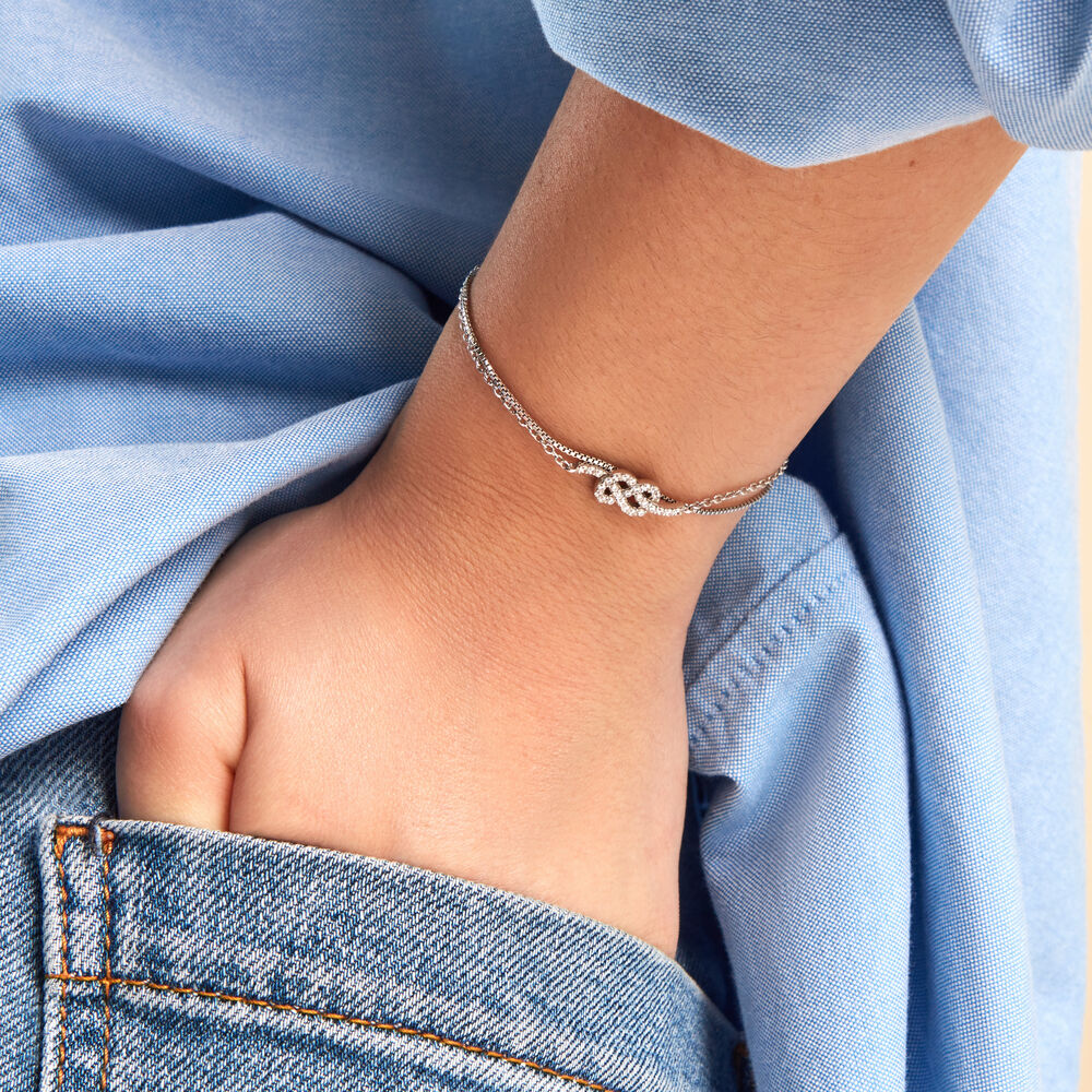 Bracelet Hadya Argent Blanc Oxyde De Zirconium - Nouveautés Femme | Marc Orian