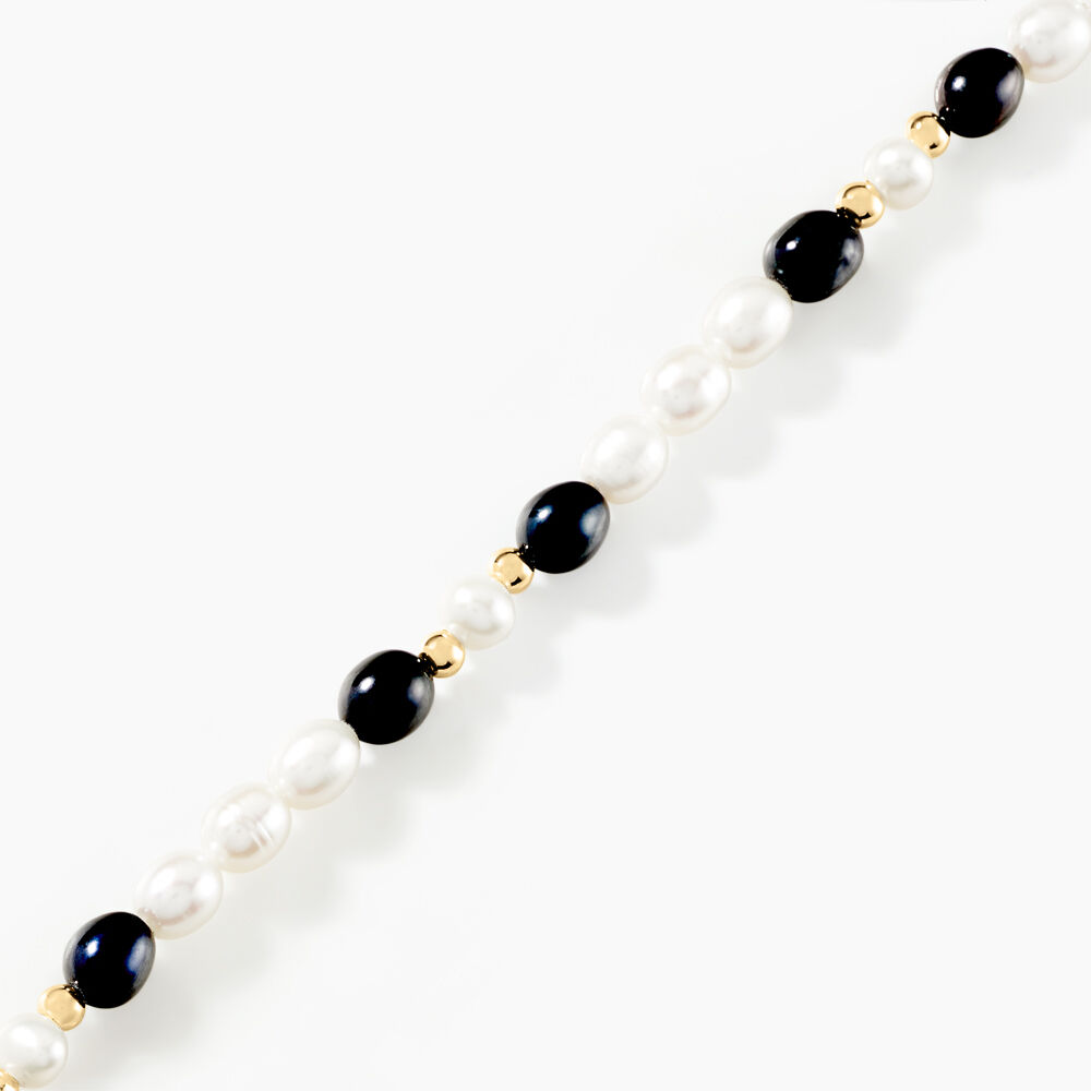 Bracelet Sissie Or Jaune Perle De Culture - Bracelets cha&icirc;nes Femme | Marc Orian