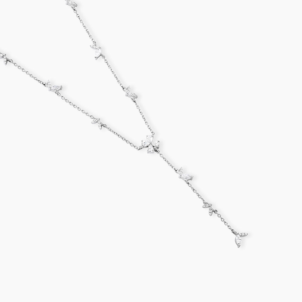 Collier Feeria Argent Blanc Oxyde De Zirconium - Colliers avec pierres Femme | Marc Orian