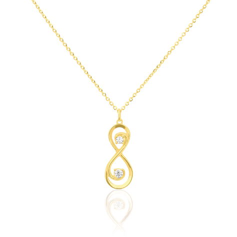 Collier Ademar Or Jaune Oxyde De Zirconium - Colliers avec pierres Femme | Marc Orian