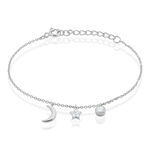 Bracelet Feeria Argent Blanc Oxyde De Zirconium - Bracelets fantaisie Femme | Marc Orian