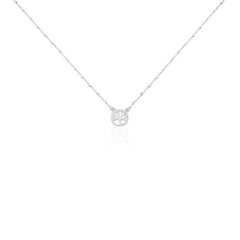 Boucles D'oreilles Puces Zelee Argent Blanc - Colliers fantaisie Femme | Marc Orian