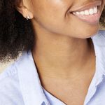 Boucles D'oreilles Puces Kirsten Or Jaune Rubis Et Diamant - Puces Femme | Marc Orian