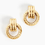 Boucles D'oreilles Puces Zareen Or Jaune - Puces Femme | Marc Orian