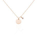 Collier Aleksandra Argent Rose Oxyde De Zirconium - Colliers avec pierres Femme | Marc Orian