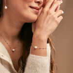 Bracelet Kerri Argent Blanc Perle De Culture Am&eacute;thyste - Bracelets fantaisie Femme | Marc Orian