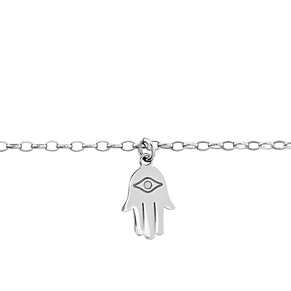 Bracelet Argent Blanc Fahem - Bracelets fantaisie Femme | Marc Orian