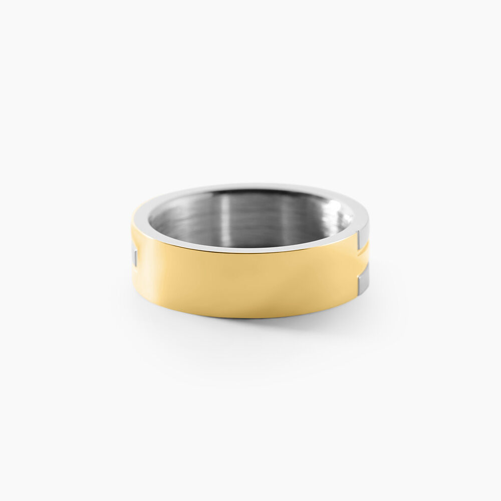Bague Phebus Him Acier Bicolore - Bijoux fantaisie Homme | Marc Orian