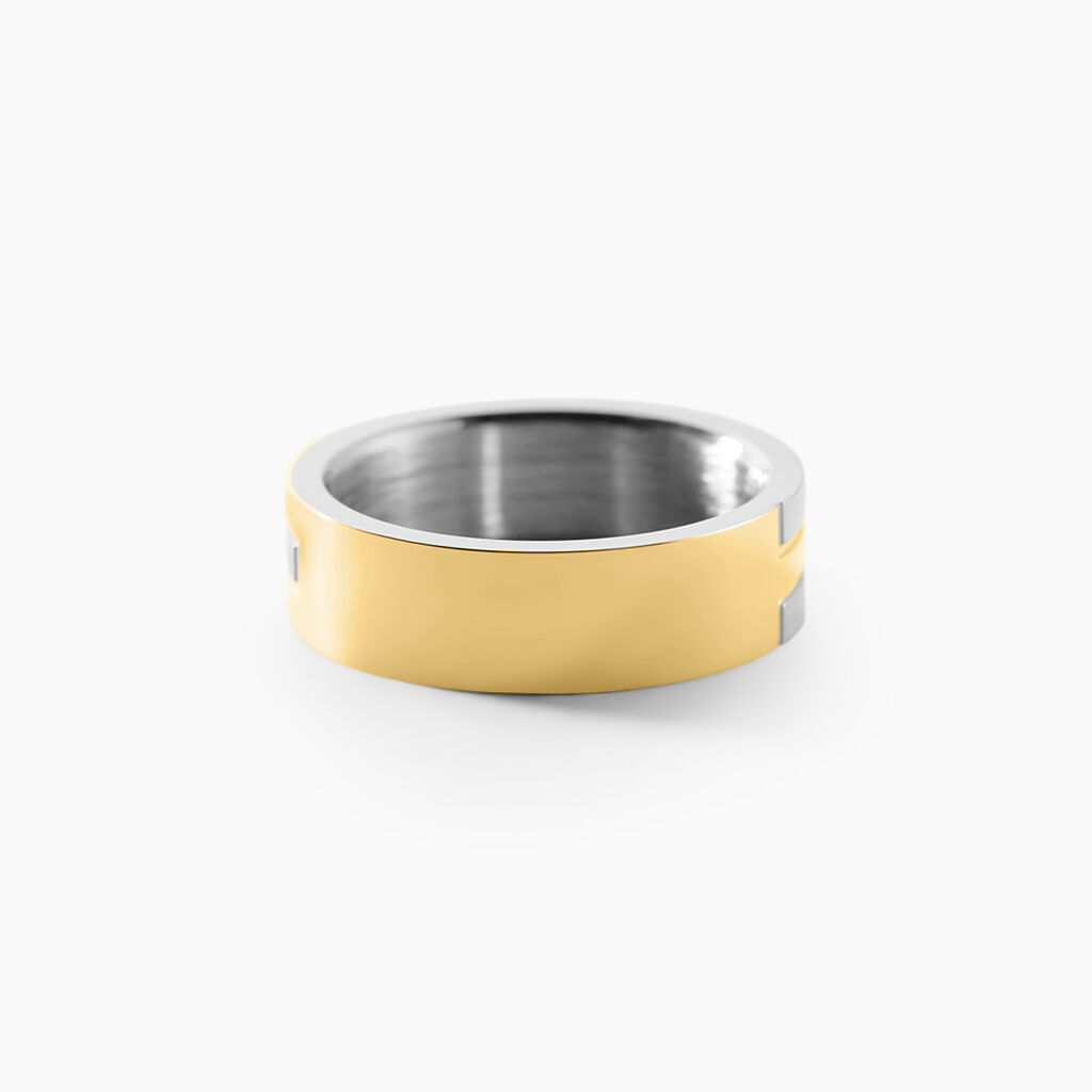 Bague Phebus Him Acier Bicolore - Bijoux fantaisie Homme | Marc Orian