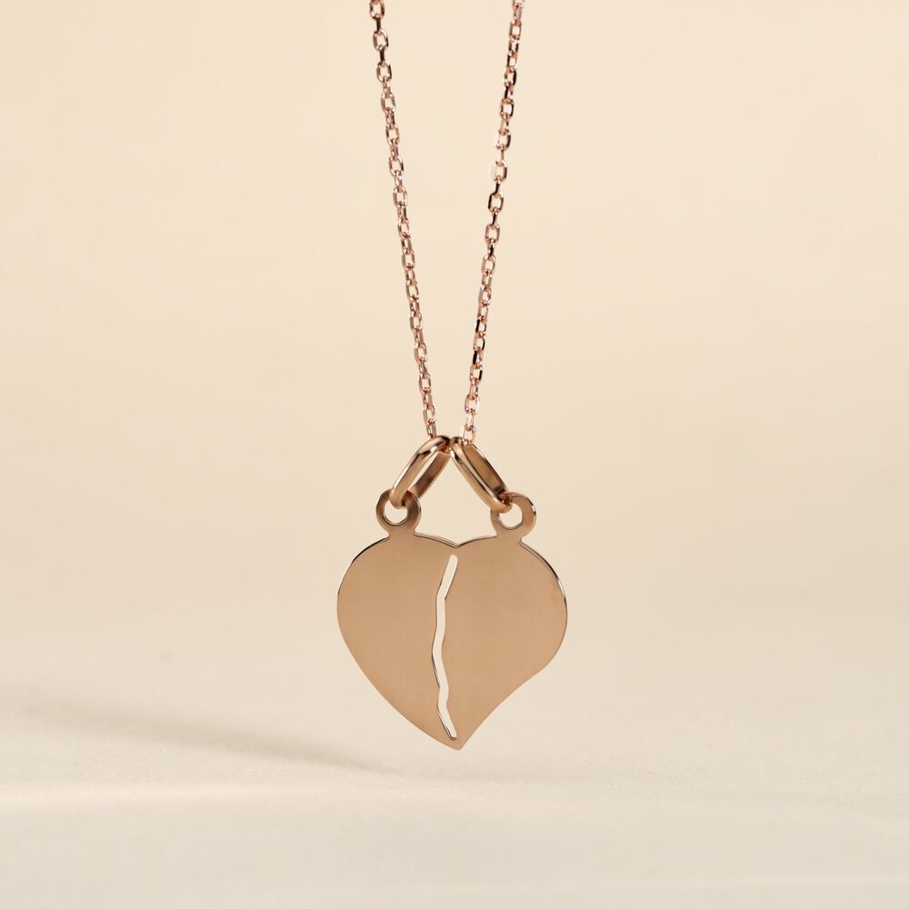 Pendentif Eudocie Or Rose - Bijoux personnalis&eacute;s Famille | Marc Orian