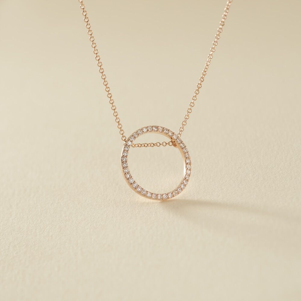 Collier Alysone Argent Rose Oxyde De Zirconium - Colliers avec pierres Femme | Marc Orian