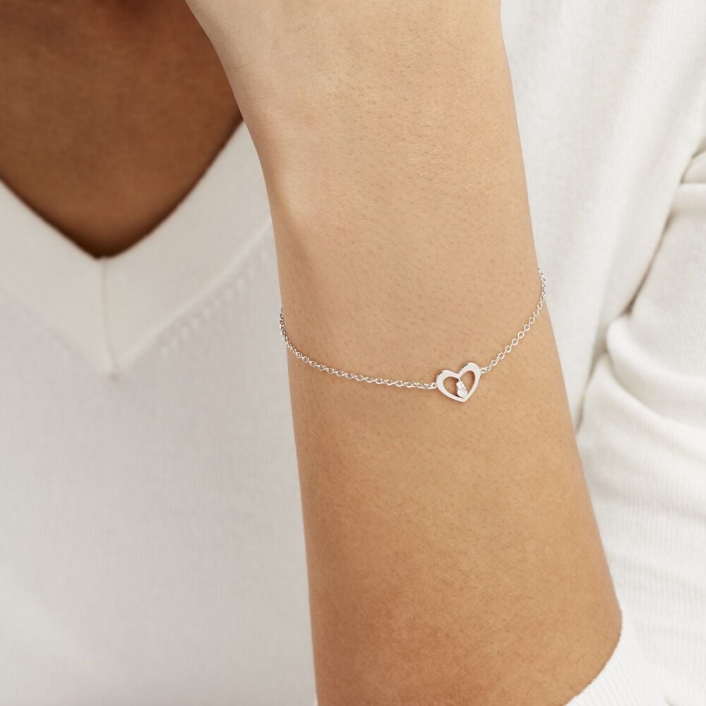 Bracelet Argent Savin Oxydes De Zirconium - Bracelets chaînes Femme | Marc Orian