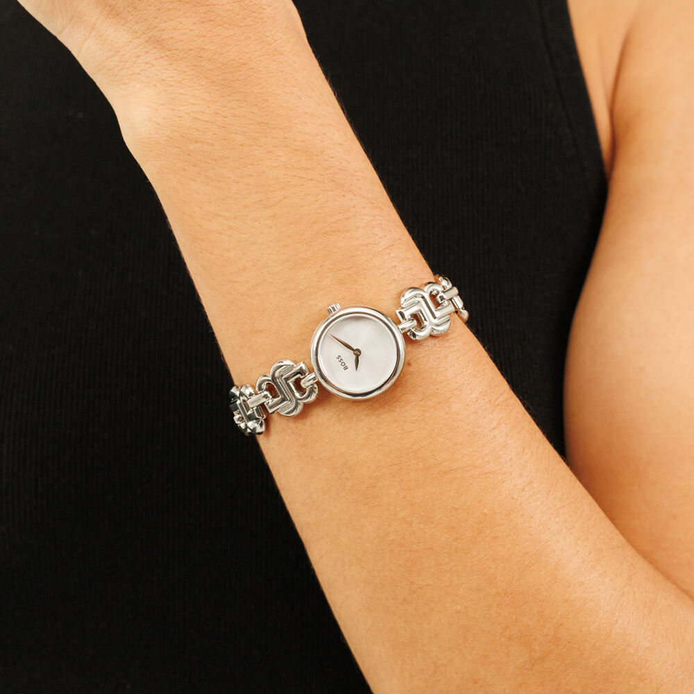 Montre Boss Double B Dressy Argenté - Montres étanches Femme | Marc Orian