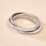Bague Tahti Argent Blanc Oxyde De Zirconium - Bijoux fantaisie Femme | Marc Orian