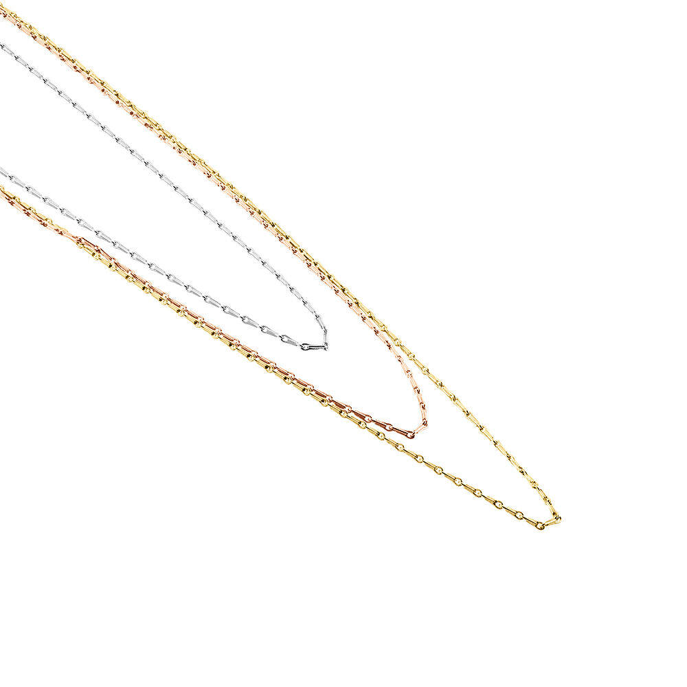 Chaine Ylsa Argent Tricolore - Chaines Femme | Marc Orian