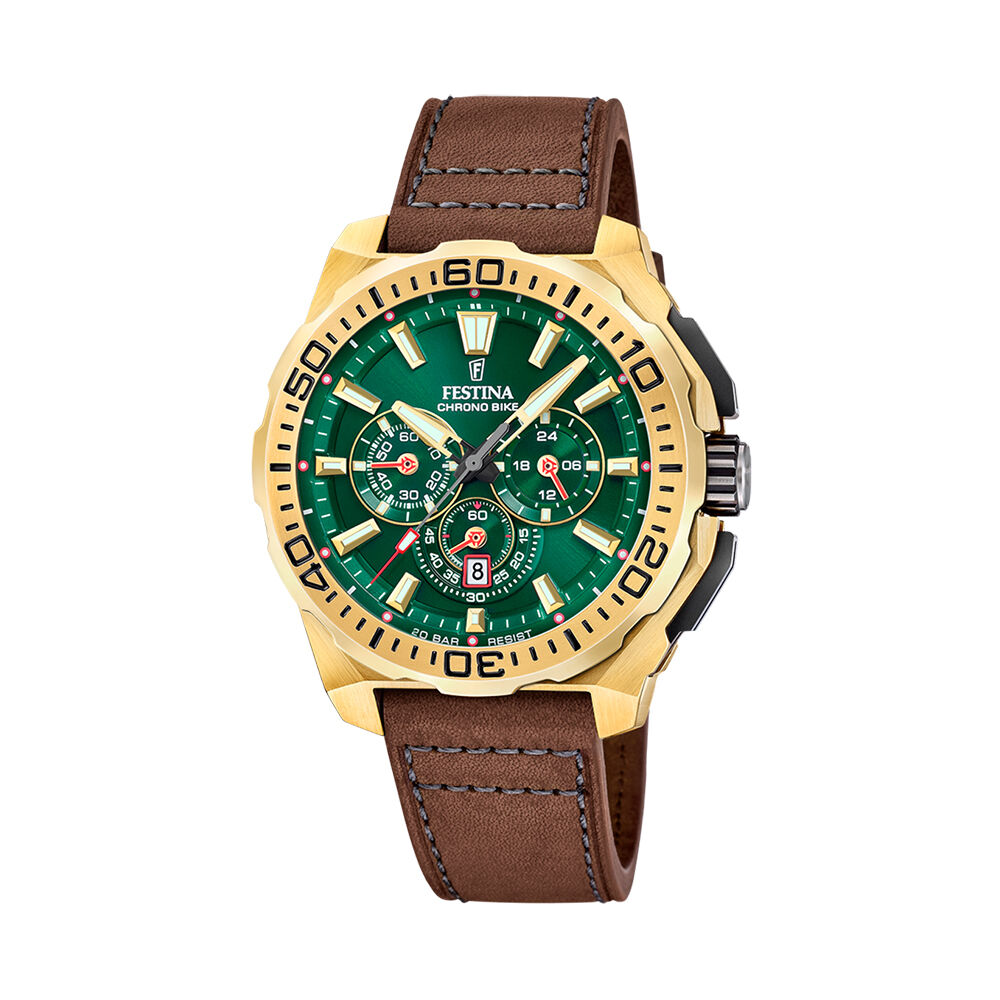 Montre Festina Chrono Bike 5 Vert - Montres &eacute;tanches Homme | Marc Orian