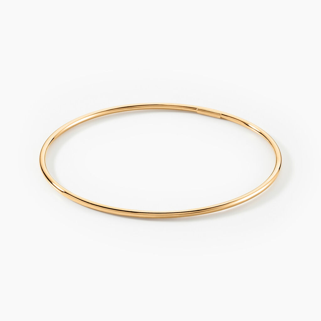 Bracelet Jonc Xylina Fil Rond Lisse Or Jaune - Bracelets joncs Famille | Marc Orian