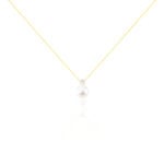 Collier Anju Or Jaune Perle De Culture Et Diamant - Colliers avec pierres Femme | Marc Orian