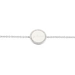 Bracelet Argent Blanc Amika Oxydes De Zirconium - Bracelets Medailles Femme | Marc Orian
