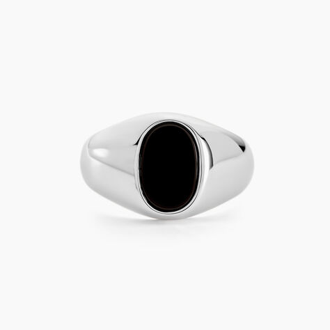 Chevali&egrave;re Amaurie Argent Blanc Onyx - Bijoux fantaisie Homme | Marc Orian