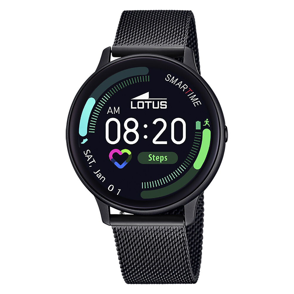Coffret De Montre Lotus Connect&eacute;e Smartwach Noir - Montres &eacute;tanches Famille | Marc Orian