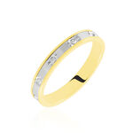 Alliance Madin Ruban Plat Or Bicolore - Alliances duo Unisex | Marc Orian