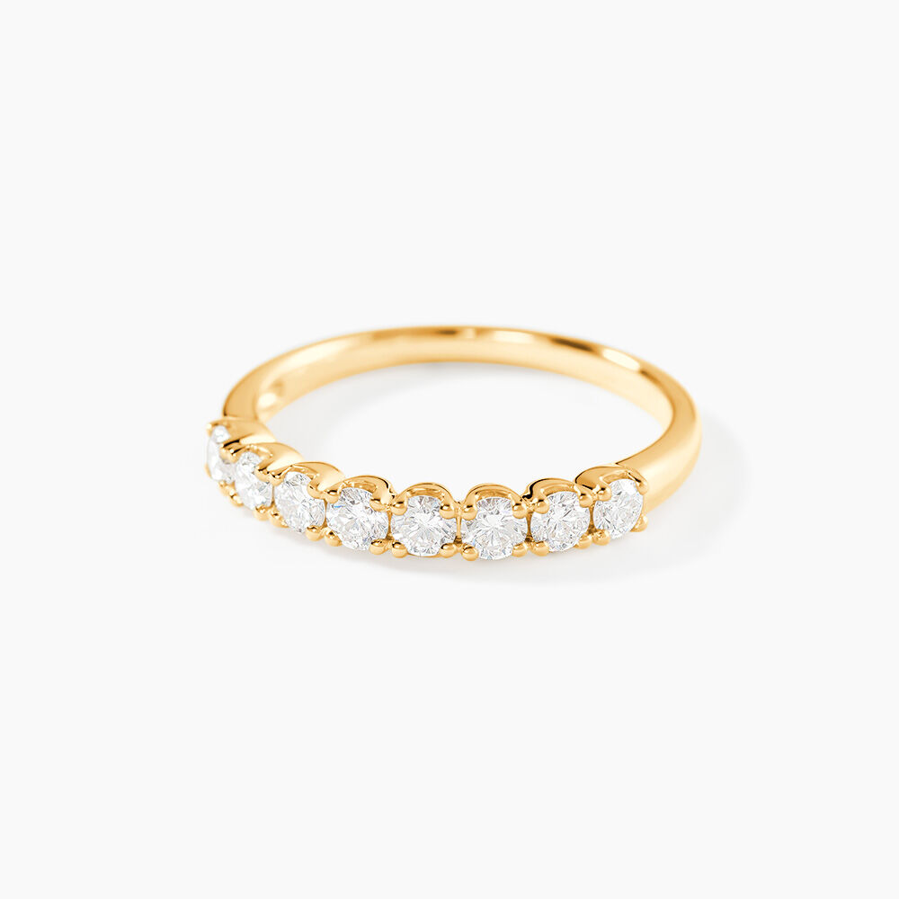 Alliance Hera Or Jaune Diamant - Alliances avec pierres Femme | Marc Orian