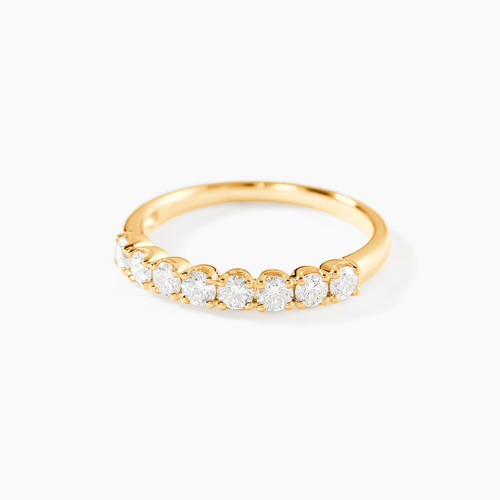 Alliance Hera Or Jaune Diamant - Alliances avec pierres Femme | Marc Orian