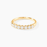 Alliance Hera Or Jaune Diamant - Alliances avec pierres Femme | Marc Orian