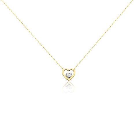 Collier Or Jaune Lenaick Oxyde De Zirconium - Colliers avec pierres Femme | Marc Orian