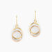 Boucles D'oreilles Pendantes Berangere Triple Cercles Or Tricolore - Pendantes Femme | Marc Orian