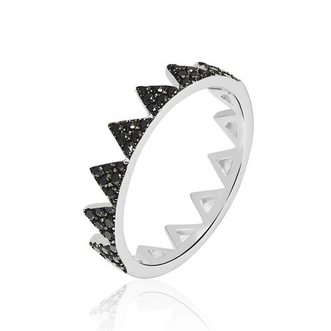 Bague Doria Argent Blanc Oxyde De Zirconium - Bagues avec pierre Femme | Marc Orian