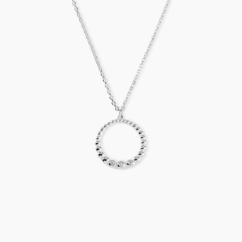 Collier Lidig Argent Oxyde De Zirconium - Colliers avec pierres Femme | Marc Orian