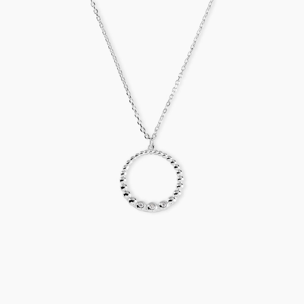 Collier Lidig Argent Oxyde De Zirconium - Colliers avec pierres Femme | Marc Orian