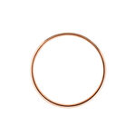 Alliance Caroline Sablee Demi Jonc Classique Or Bicolore - Alliances personnalis&eacute;es Femme | Marc Orian