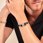 Bracelet Malo Acier Blanc - Bracelets cordons Homme | Marc Orian