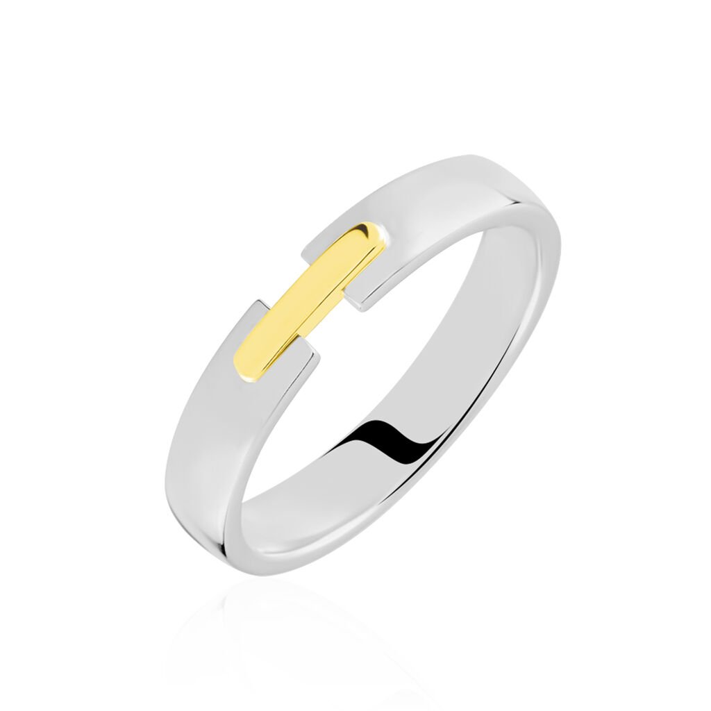 Alliance Marton Ruban Plat Or Bicolore - Alliances duo Unisex | Marc Orian