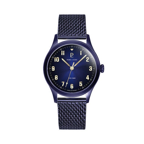 Montre Pierre Lannier Lannier Aviateur Bleu - Montres &eacute;tanches Homme | Marc Orian
