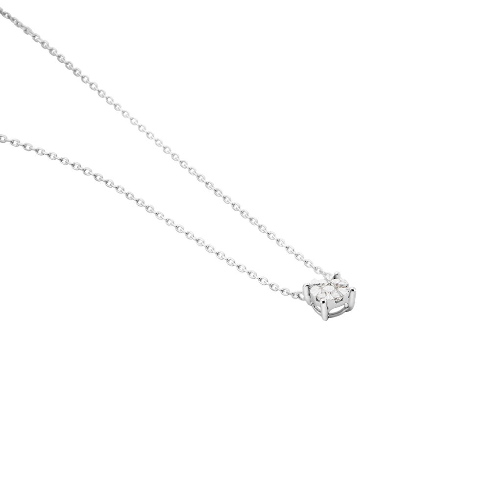 Collier Or Blanc Dream Diamants - Colliers avec pierres Femme | Marc Orian