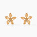 Boucles D'oreilles Puces Zinnia Plaqu&eacute; Or Jaune - Puces Femme | Marc Orian