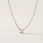 Collier Argent Lylwenn Oxydes De Zirconium - Colliers solitaires Femme | Marc Orian