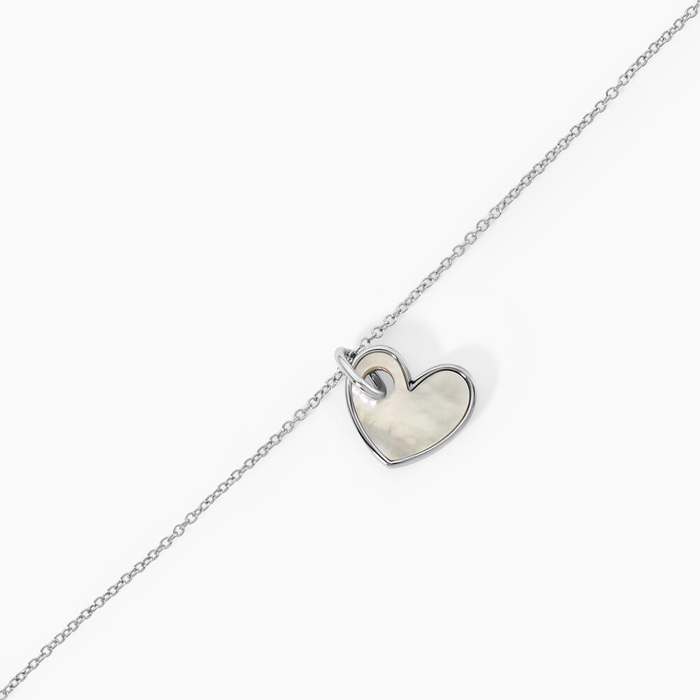 Bracelet Charla Argent Blanc Nacre - Bracelets fantaisie Femme | Marc Orian
