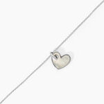 Bracelet Charla Argent Blanc Nacre - Bracelets fantaisie Femme | Marc Orian
