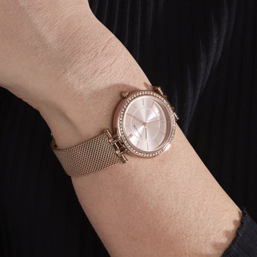 Montre Codhor Celinia Doré Rose - Montres étanches Femme | Marc Orian