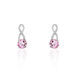 Boucles D'oreilles Pendantes Or Blanc Tourmaline Et Diamant - Pendantes Femme | Marc Orian