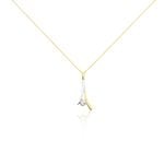 Collier Formev Or Bicolore Oxyde De Zirconium - Colliers avec pierres Femme | Marc Orian